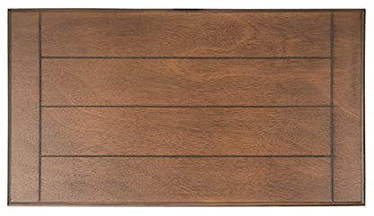 SAFAVIEH Furniture - Primrose 3-Drawer Console Table - Brown - Solid Wood - Farmhouse Classic Design - Ideal for Entryway, Living Room, Hallway, 23.5" W x 13" D x 29.5" H (CNS5707C)