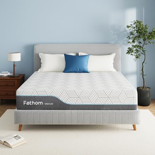 FATHOM Medium King Mattress 12 Inch Memory Foam Mattress King Size Bed in a Box, view 2