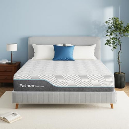 FATHOM Medium King Mattress 12 Inch Memory Foam Mattress King Size Bed in a Box, view 2