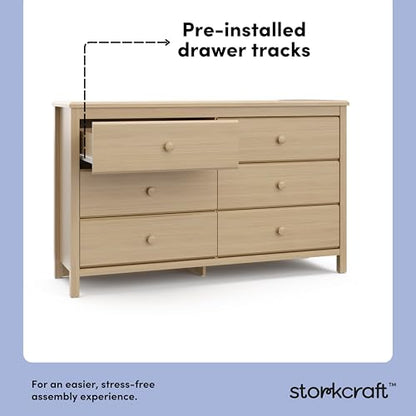 Alpine 6-Drawer Dresser, Driftwood, view 6