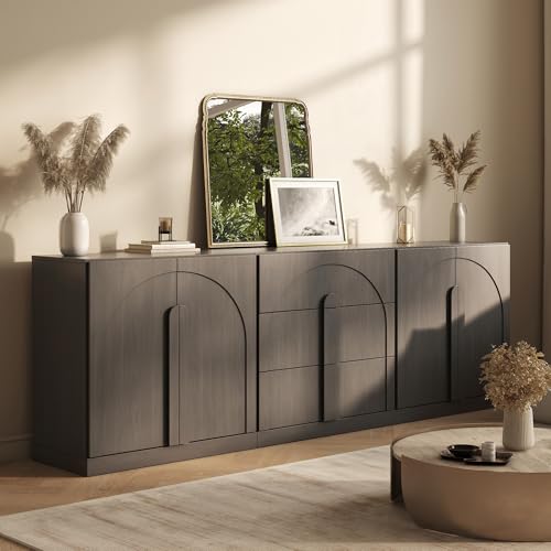 Bijou 3-Piece Modular Sideboard Buffet Cabinet - Ebony, view 2