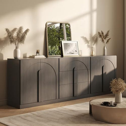 Bijou 3-Piece Modular Sideboard Buffet Cabinet - Ebony, view 2