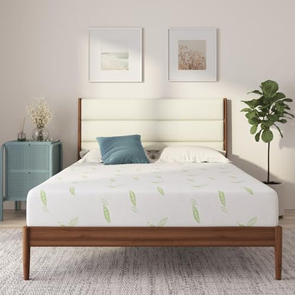 Twin Size, 6 Inch Anula Green Tea Infused Memory Foam Mattress, Bed in a Box, CertiPUR-US Certified