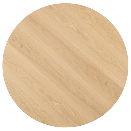 Gallant 47Inch Round Dining Table Solid Wood Oak Finish Modern Kitchen Room Entertaining Home Furniture Quality Stylish Elegant Durable Refined Versatile Contemporary