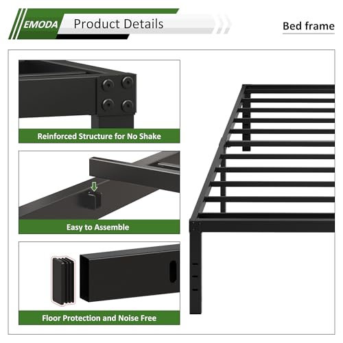 18 Inch Twin XL Bed Frames Heavy Duty with Tall Storage Space, view 6