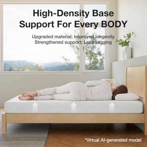 Twin Mattress, 5 Inch Twin Size Mattress with Gel Memory Foam, view 5
