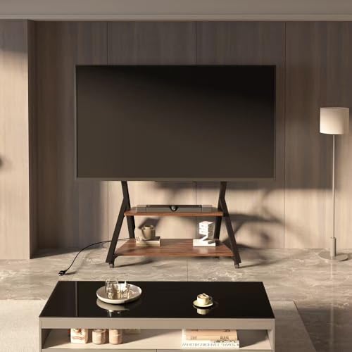 Heavy Duty Rolling TV Stand with Power Outlet for 55 to 100 inch TV, view 3