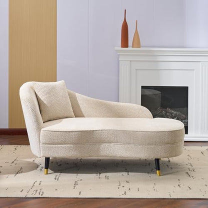 Harlow Velvet Upholstered Chaise Lounge Chair Indoor, view 2