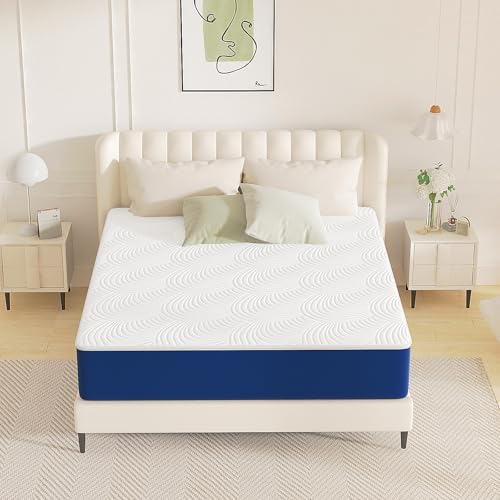Queen Mattress 12 Inch, Queen Cooling Gel Memory Foam Mattress, view 2