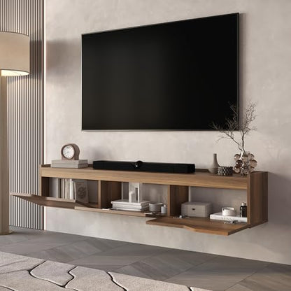 Atelier Mobili Floating TV Stand for 75 Inch TVs, view 8