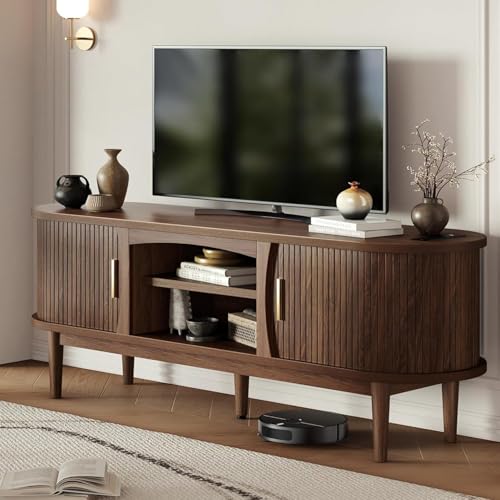 Mid Century TV Stand for TVs up to 65 Inches, Entertainment Center with Storage, view 8