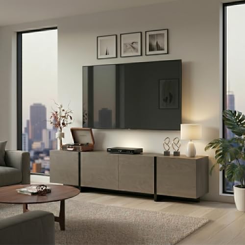 67 Inch TV Stand for TVs up to 70 Inch, view 2