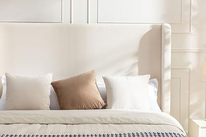 GDFStudio Tall Headboard Upholstered Bed, view 4