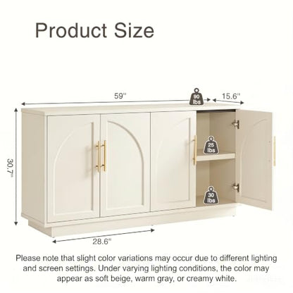 Buffet Cabinet with Storage, view 3