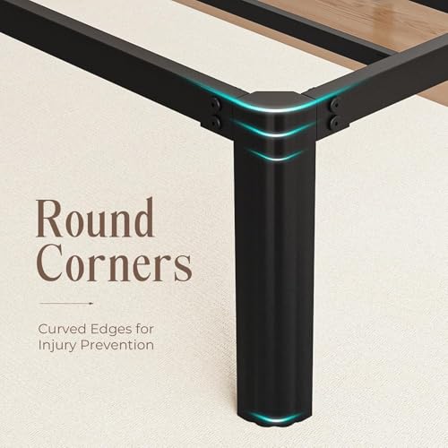 Full Metal Bed Frame 14 Inch, Heavy Duty Platform, No Box Spring Needed, view 6