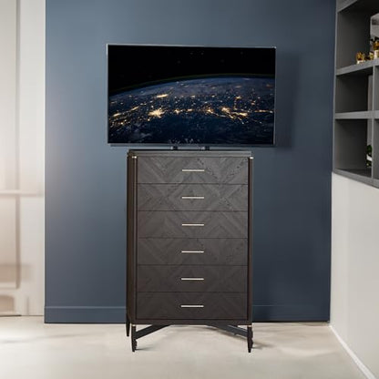 VIVO Tall TV Cart for 32 to 83 inch Screens up to 110 lbs, LCD LED OLED 4K Smart Flat and Curved Panels, Rolling Stand with Laptop DVD Shelf, Locking Wheels, Max VESA 600x400, Black, STAND-TV13E