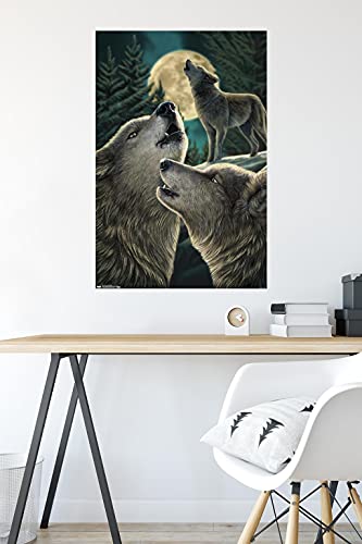 Lisa Parker - Wolf Song Wall Poster, 22.375" x 34", Unframed Version
