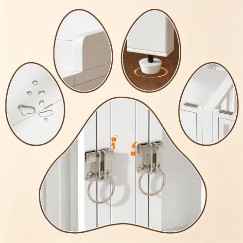 78 Inch Dog Crate, Large Dog Crate for 2 Dogs, view 7