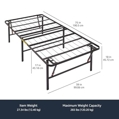 Foldable Metal Platform Bed Frame, view 4