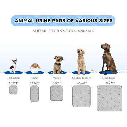 Washable Pee Pads for Dogs, Reusable Puppy Pads for Dog Playpen 2PC, view 7