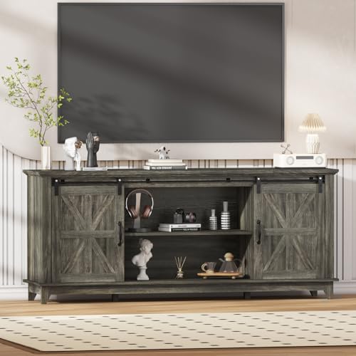 66" Farmhouse Home TV Stand for Up to 75" Television, view 2