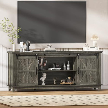 66" Farmhouse Home TV Stand for Up to 75" Television, view 2