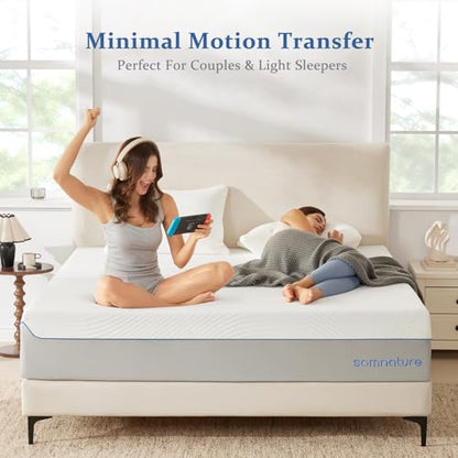 12 Inch Queen Foam Mattress Cooling Gel Memory for Pressure Relief & Deep Sleep, view 6