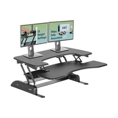 Vari VariDesk Pro Plus 36, Adjustable Desk Converter with 11 Height Settings, view 2
