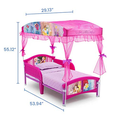 Canopy Toddler Bed, Disney Princess, view 4