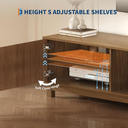 Fluted TV Stands for TVs Up to 75 Inches, view 5