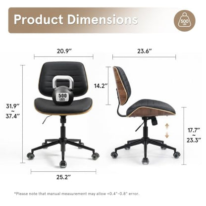 Small Desk Chair for Home Office, view 3