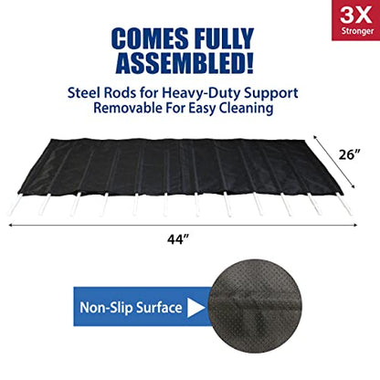 Furniture Fix Steel for Chair, Sofa, Loveseat, Mattress, or Couch-Cushion Support, Supercomfortable Nonslip Adjustable Seat Support, Extend Furniture Life, (44 x 26) Inches Deep (Black)