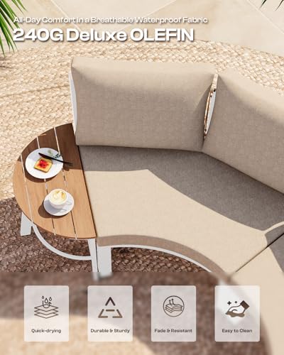 Luxury Patio Furniture Set for 10 People, view 6