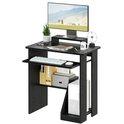 30 Inch Computer Desk, with Keyboard Tray & Monitor Stand, view 2