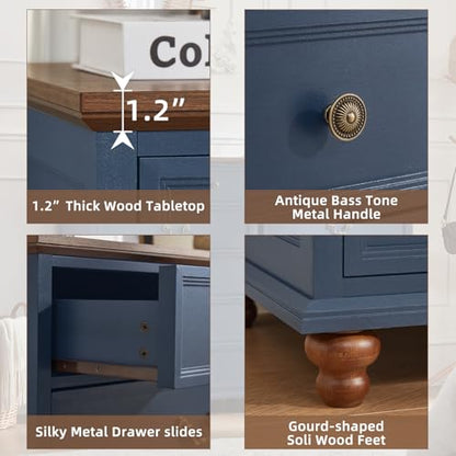 Farmhouse 6 Drawer Dresser for Bedroom, view 6