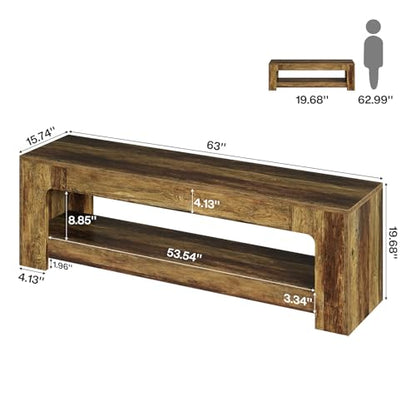 Tribesigns TV Stand for Living Room for 55/60/65/75-Inch TVs, view 3