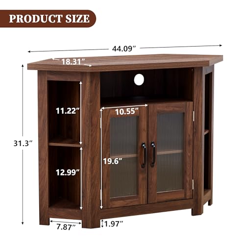 Corner TV Stand for TVs up to 48 Inch, view 3
