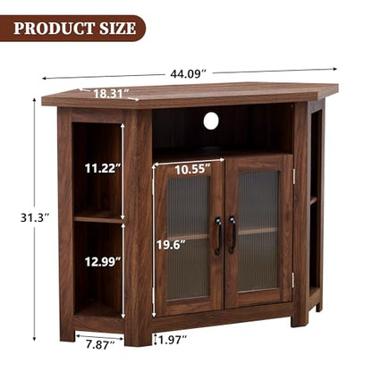 Corner TV Stand for TVs up to 48 Inch, view 3
