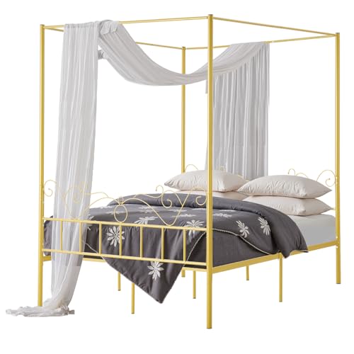 Canopy Bed Frame Queen Size, view 2