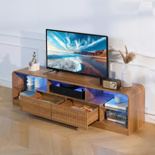 63'' Mid Century Modern TV Stand for 55 60 65 70 Inch TVs, view 5