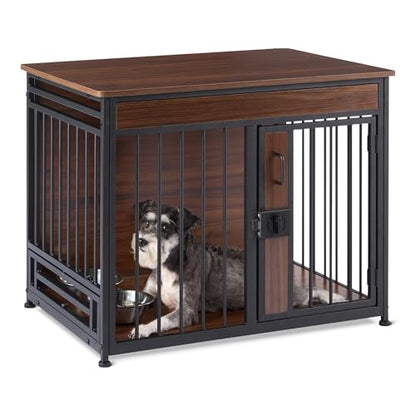 Furniture Style Dog Crate, Sturdy Wooden Pet Kennel, view 2