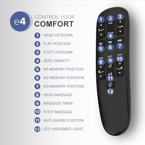 Zero Gravity Bed with Massage, Lights, and Remote, view 6