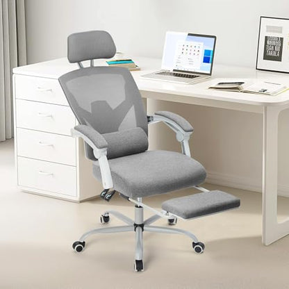 Ergonomic Office Chair, Computer Desk Chair with Lumbar Support, view 2