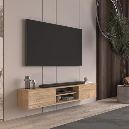 Atelier Mobili Floating TV Stand 65 Inch Wall Mounted Entertainment Center, view 7