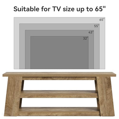TV Stand with Storage for 65 Inch TV, Entertainment Center with Shelves, view 4