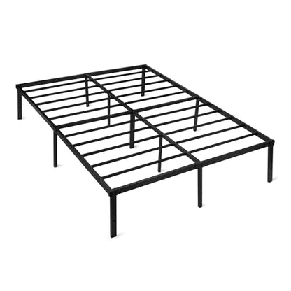 Metal Bed Frame, Non-Foldable Platform Bed, Easy Assembly, Full, 54W x 75L, view 2