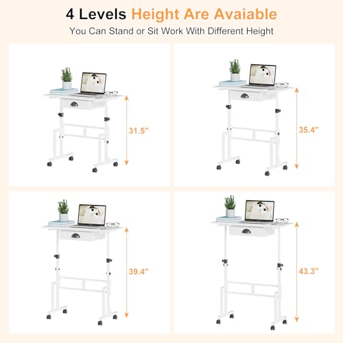Adjustable Height Standing Desk for Walking Pad Treadmill, view 8