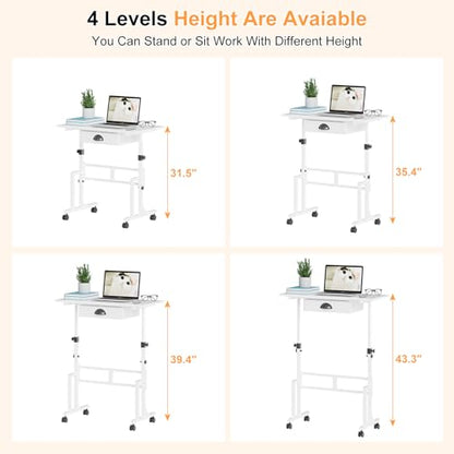 Adjustable Height Standing Desk for Walking Pad Treadmill, view 8