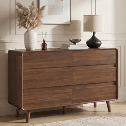 6 Drawer Dresser for Bedroom, view 2