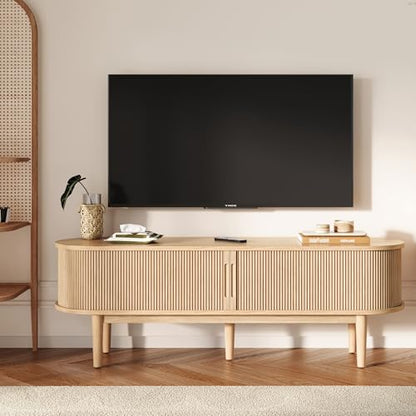 58" Fluted TV Stand for TVs up to 65 Inch, view 4